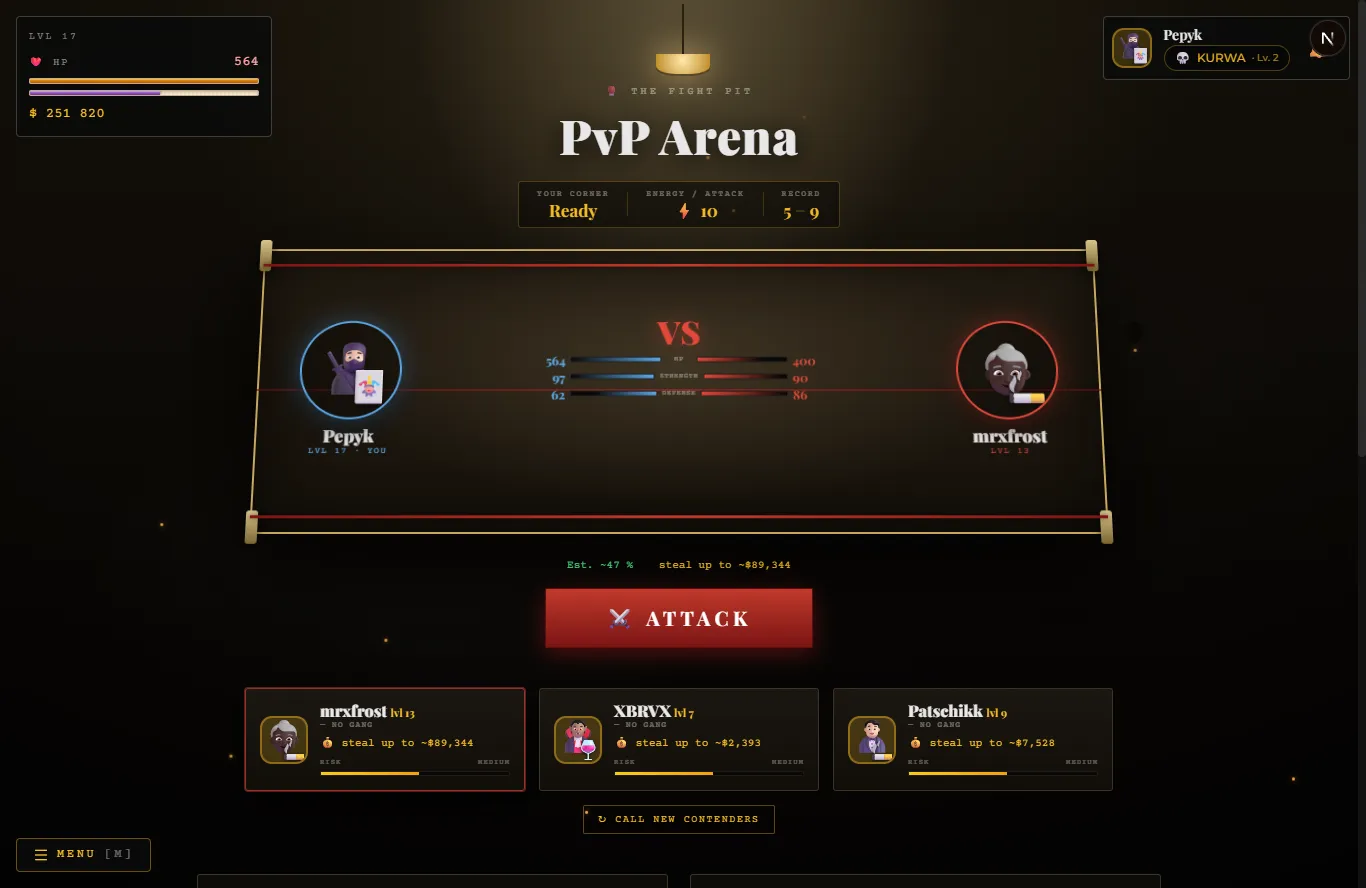 Settle it in blood